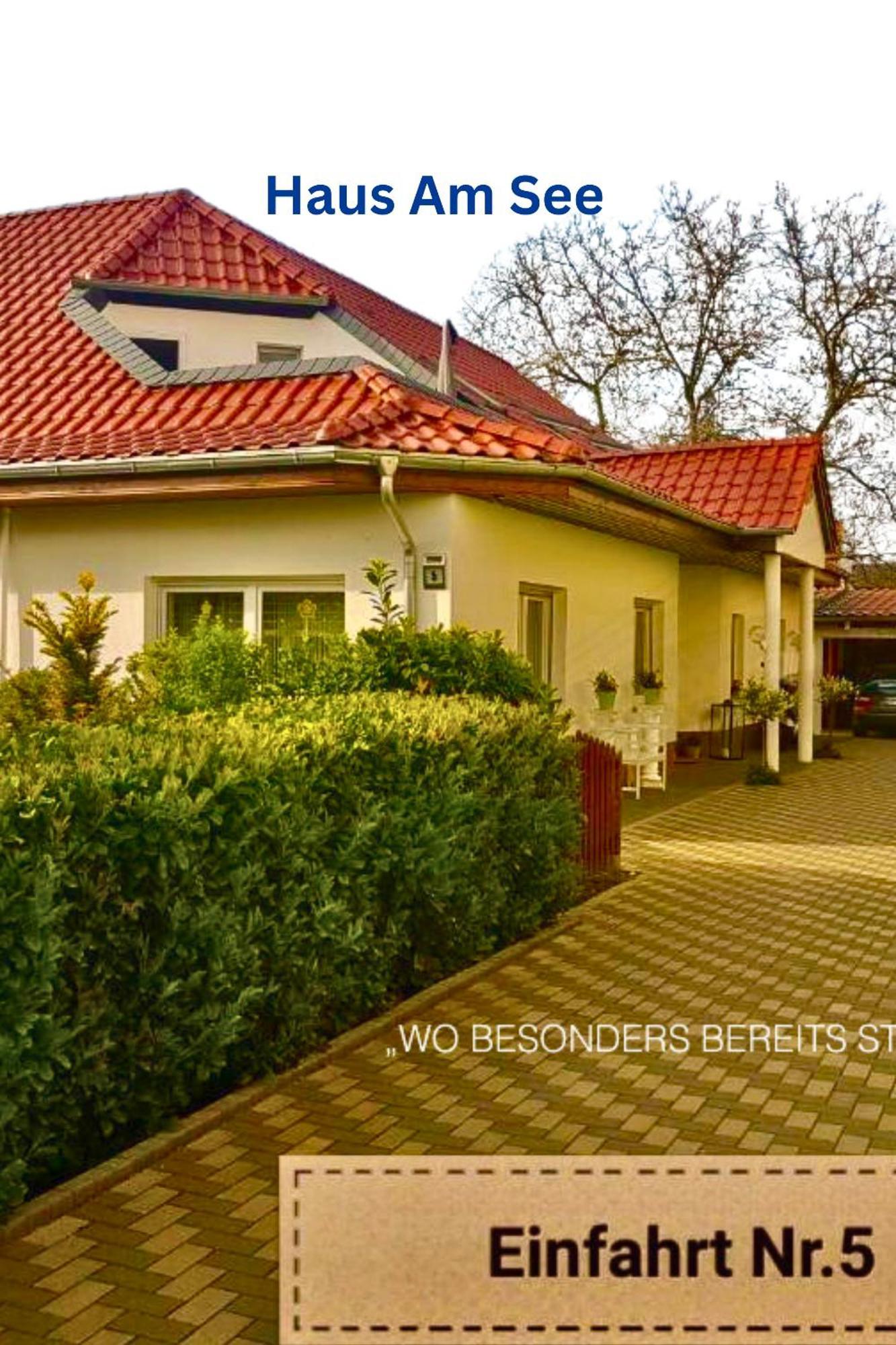 Haus Am See Bernburg Zewnętrze zdjęcie